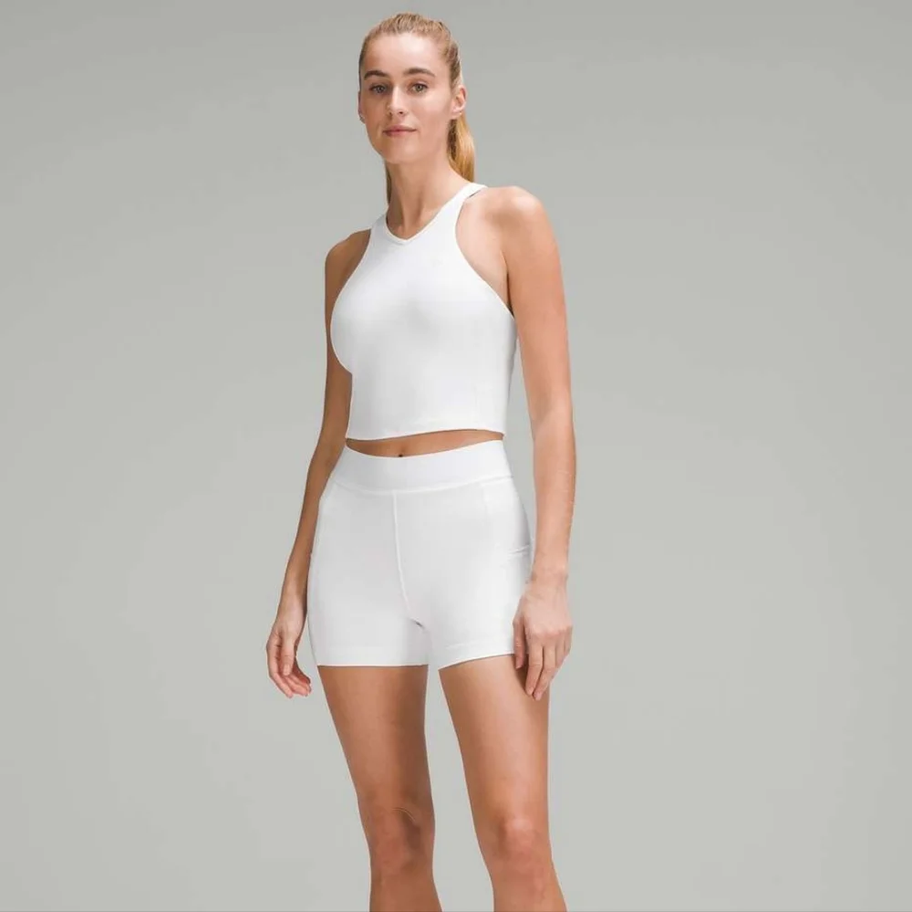 NWT Lululemon athletica White High-Rise Athletic Shorts